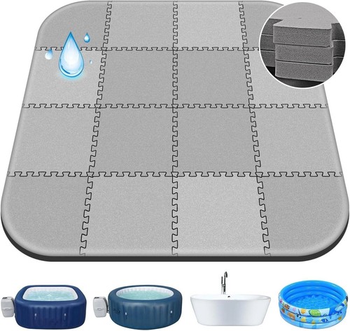 85x85 inch hot tub mat - inch,