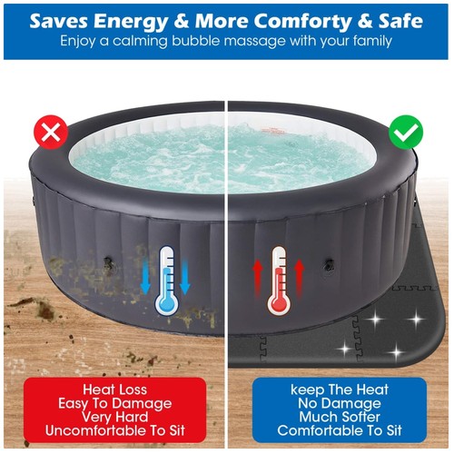 Large hot tub - foam, padding