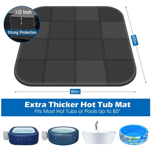 Hot tub flooring protector - tub,