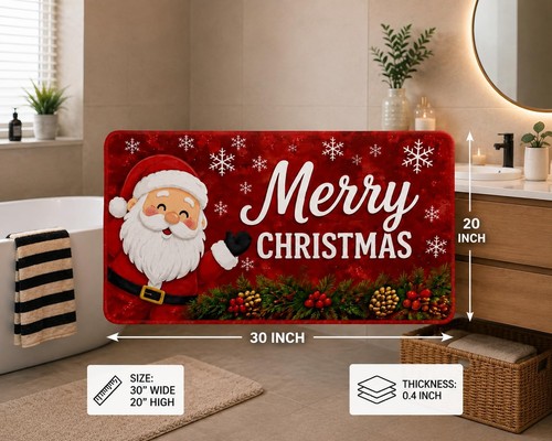 Gilbin christmas bath - bath, mat